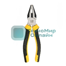 Комбинированные плоскогубцы Deli DL0002 180 мм, двухкомпонентная прорезиненная рукоять