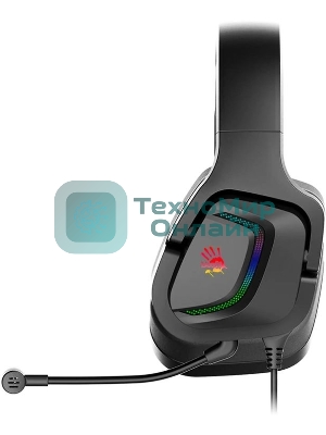 Гарнитура Bloody G573P чёрный, проводная, подсветка, совместимость с PS5, Xbox