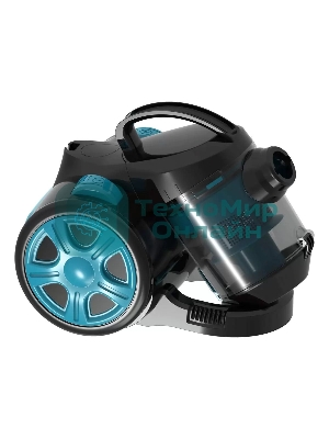 Пылесос Blackton Bt VC1802B серый/синий, 350/1400 Вт, уборка сухая, пылесборник контейнер 2 л