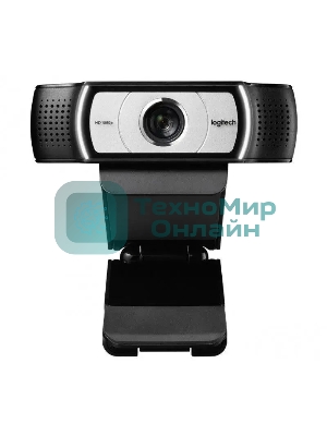 Веб-камера Logitech C930s Pro HD 1920x1080, 30 кадр/с, USB Type-A, микрофон (2 шт, шумоподавление), шторка приватности, автоматическая фокусировка, автоосвещение, универсальное крепление