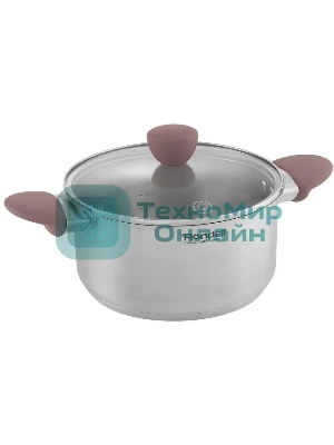 Кастрюля Rondell Bueno RDS-1587 (ST) стальной 1587 Кастрюля с/кр 20 см 2,8 л Bueno Rondell