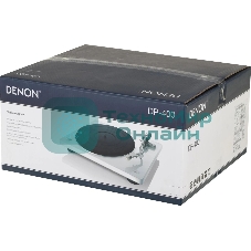 Проигрыватель винила Denon DP-400F, частично автоматический, белый