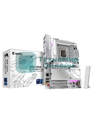 Материнская плата Gigabyte Z890 AORUS ELITE WIFI7 ICE, LGA 1851, Intel Z890, 4xDDR5, 4xSATA, 4xM.2, 1xPCIe 5.0 x16, 2xPCIe 4.0 x4, 1xDP, 1xUSB-C (DP), 1x 2.5Gb LAN, 4xUSB-A 2.0, 3xUSB-A 3.2 Gen 1, 2xUSB-A 3.2 Gen 2, 1xUSB-C 3.2 Gen 2 (Thunderbolt 4), 2x3.5 мм, 7.1, ATX