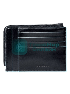 Чехол для кредитных карт Piquadro Blue Square PU1243B2R/N черный натур.кожа