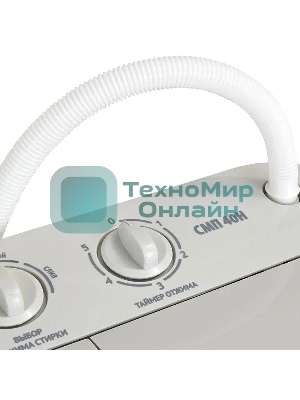 Стиральная машина Фея СМП 40 Н Серый, светло-серый, загрузка вертикальная 4 кг, 1320 об/мин, класс В