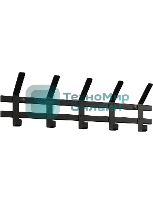 Вешалка настенная ЗМИ ТОРОНТО 5 черный ВНТ5 Ч