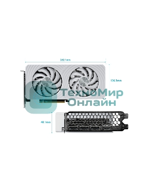 Видеокарта Palit RTX 5060Ti WHITE OC 16Gb RTX 5060TI 16Gb 128bit GDDR7 2407/28000 HDMIx1 DPx3 HDCP Ret