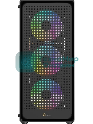 Компьютерный корпус Ocypus Gaммa C50 BK ARGb, MATX, USB 3.0*1+USB 2.0*2, FRONT 3x120мм ARGb, REAR 1x120мм ARGb
