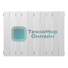 Радиатор биметаллический Royal Thermo PianoForte 500 белый - 10 секц.