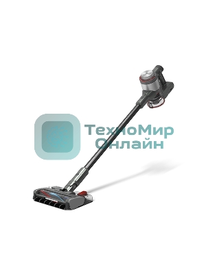 Пылесос вертикальный BQ VCA1005W Aqua Pro PREMIUM серый, питание от аккумулятора, 220 Вт, уборка сухая/влажная, пылесборник 0.5 л