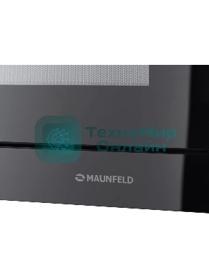 Встраиваемая микроволновая печь Maunfeld MBMO.20.1PGb черный, 20 л, 800 Вт, переключатели - поворотный механизм