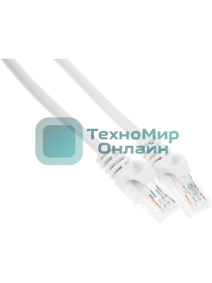 Коммутационный шнур ITK (патч-корд), cat.5e UTP, 2м, серый Патч-корд, cat.5e UTP, 2м, серый