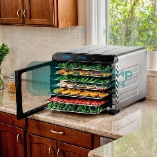 Сушка для фруктов и овощей Kitfort КТ-4931 21под. 650 Вт, нержавеющая сталь