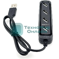 Разветвитель USB 2.0 BPH-1729 4порт. черный