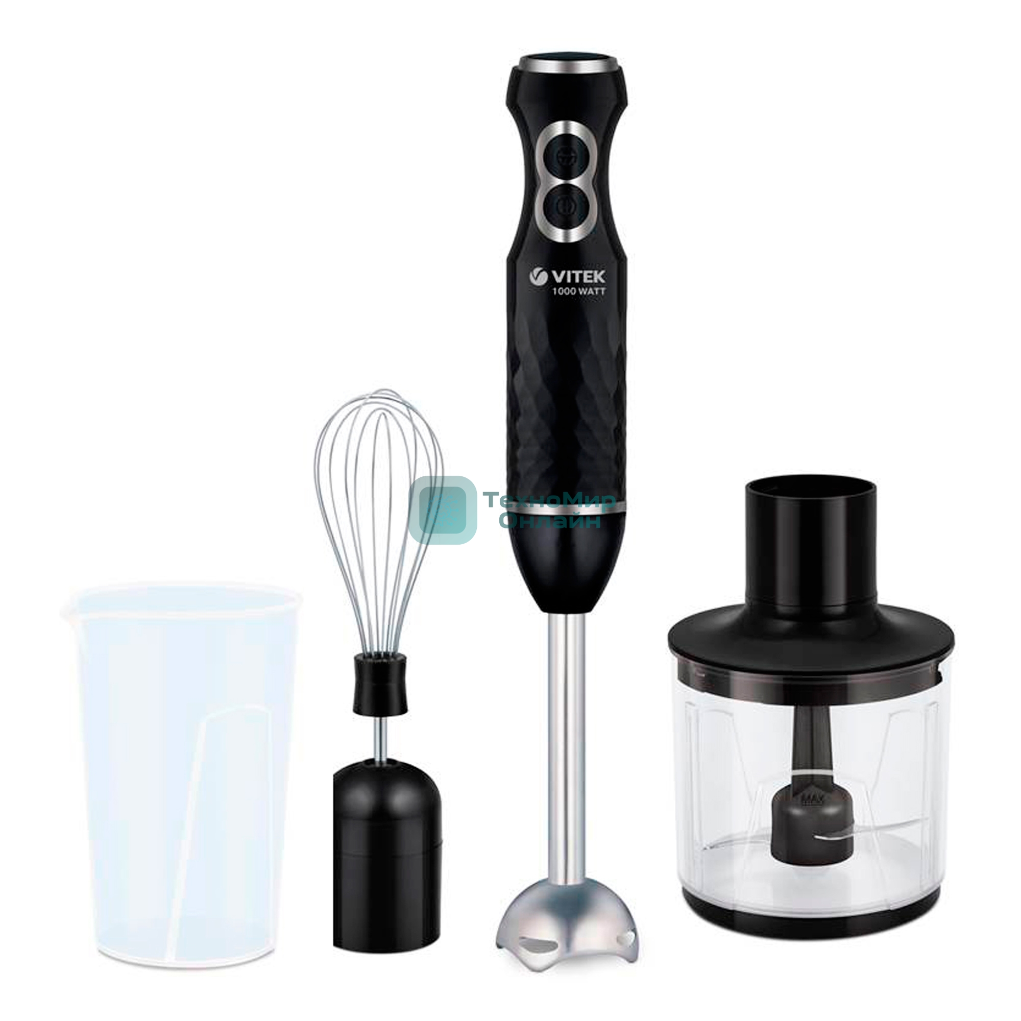 Блендер погружной Vitek VT-1478 1000 Вт, черный