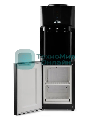 Кулер для воды Vatten V02NKB, верхняя загрузка, нагрев 90 °С, охлаждение 10 °С, черный