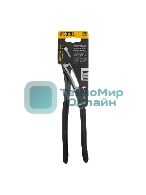 Клещи переставные Denzel обливные рукоятки, 240 мм