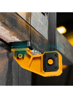 Струбцина Denzel F-образная, быстрозажимная, 600 х 80 мм, усиленный нейлоновый корпус