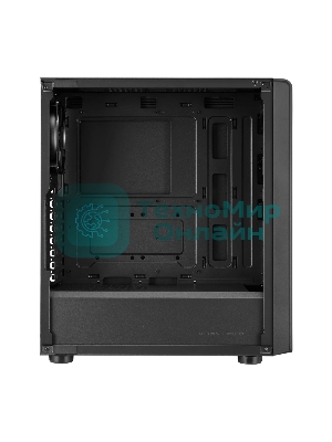 Компьютерный корпус без блока питания Cooler Master Elite 500, 2xUSB3.2, 1x120Fan, w/o PSU, Black, w/o ODD, Window TG left panel, ATX