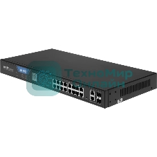 Коммутатор Netis ST220GPR-2G2S (L2) 18x1 Гбит/с 2SFP 16PoE 225W настраиваемый