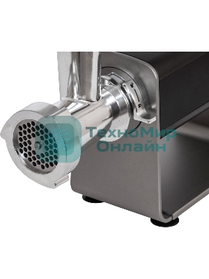 Мясорубка электрическая Pioneer MG225 черный, 3000 Вт, 3.0 кг/мин, реверс, защита от перегрузки, насадки - 4