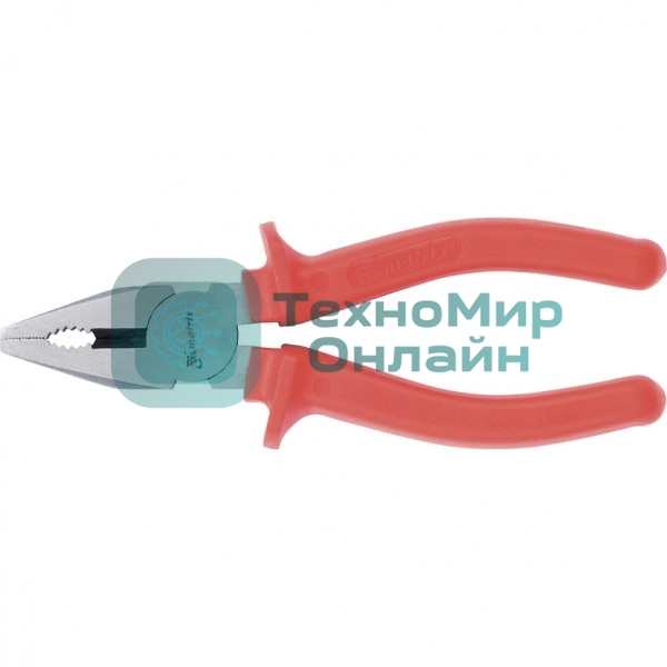 Плоскогубцы Matrix Econom 180 мм, шлифованные, пластмассовые рукоятки