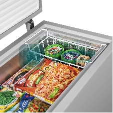 Морозильный ларь Maunfeld MFL200GR, серый, 200л