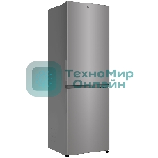 Холодильник Candy CFN6185S серебро двухкамерный 207/91 л морозилка снизу, No Frost