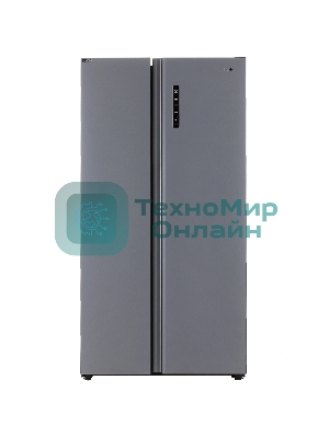 Холодильник Haier HRF-600DM7RU серебристый двухкамерный 388/210л морозилка сбоку, No Frost, Side by Side