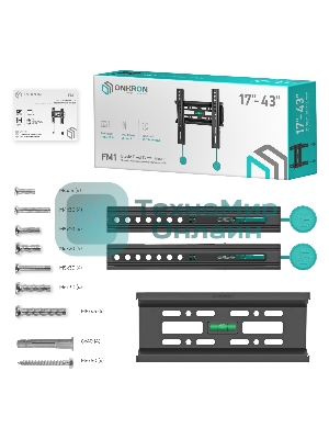Кронштейн ONKRON FM1 для телевизора 17
