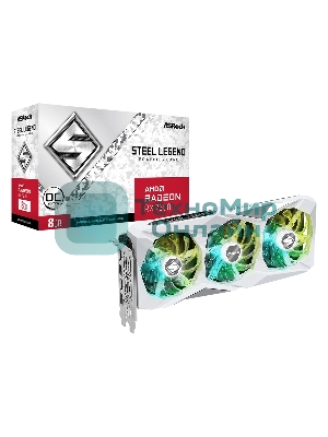 Видеокарта AsRock Radeon RX 7600 Steel Legend 8G OC