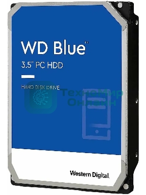 Жесткий диск WD SATA-III 2Tb WD20EARZ Desktop Blue (5400rpm) 64Mb 3.5