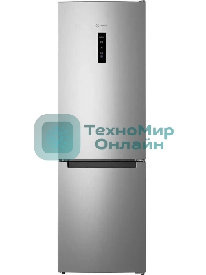 Холодильник Indesit ITS 5180 G серебристый двухкамерный 220/78л морозилка снизу, No Frost