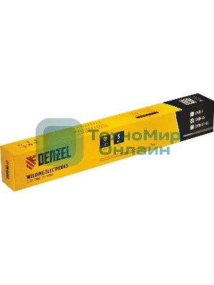 Электроды Denzel DER-46, диам. 4 мм, 5 кг, рутиловое покрытие