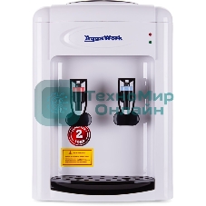 Кулер для воды Aqua Work 0.7-TKR, верхняя загрузка, нагрев 97 °С, без охлаждения, белый/черный