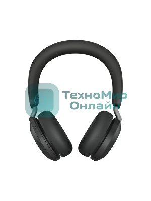 Гарнитура Jabra Evolve2 75 чёрный, беспроводная + проводная, Bluetooth, до 24 ч