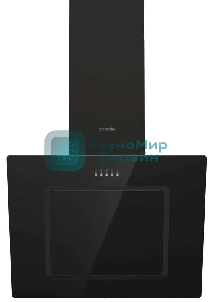 Вытяжка каминная Gorenje WHI626E6B черный/серый, 60 см, 678 куб. м/ч, 65 дБ
