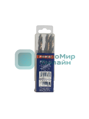 Сверло EDGE by PATRIOT по металлу 10,0 мм, упаковка 5шт 815010040