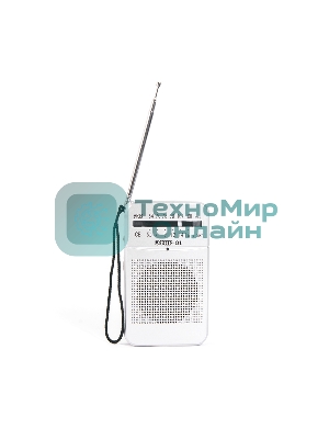 Радиоприемник ЭФИР 01 УКВ 64-108МГц, бат. 2*АА белый