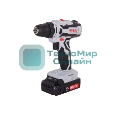 Дрель-шуруповерт Ресанта ДА-18-2ЛК, 18 В, 2 Ач, 50 Нм, щеточный