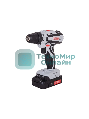 Дрель-шуруповерт Ресанта ДА-18-2ЛК, 18 В, 2 Ач, 50 Нм, щеточный