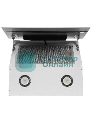 Вытяжка наклонная Elikor Rise WH 50 белый, 50 см, 750 куб. м/ч, 56 дБ