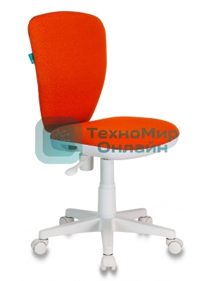Кресло детское Бюрократ KD-W10/26-29-1 оранжевый 26-29-1 (пластик белый)
