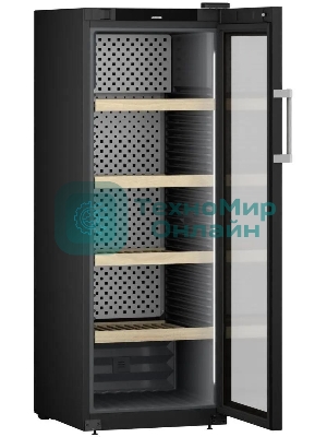 Винный шкаф Liebherr WPbli 5031 черный, 426 л, 1 отсек, 196 бут., класс F