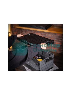 Ящик для инструментов складной Deli DL884135 480 х 300 х 240 мм, 35 литров