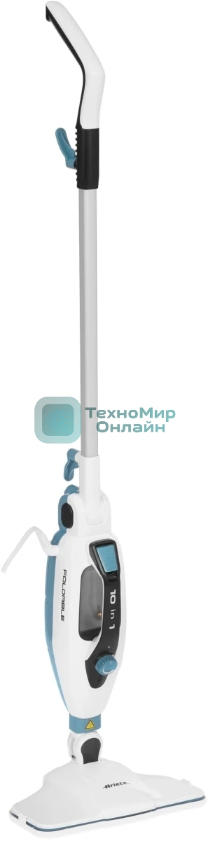 Паровая швабра Ariete 4175 Steam mop 10 в 1 складная, мощность 1500 Вт