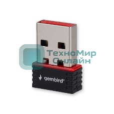 Сетевой микро адаптер WiFi Gembird 150 Мбит, USB, 802.11b/g/n