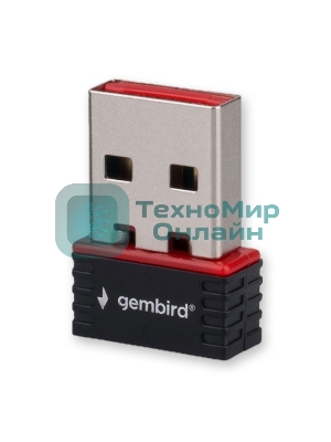 Сетевой микро адаптер WiFi Gembird 150 Мбит, USB, 802.11b/g/n