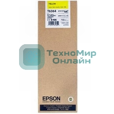 Картридж струйный Epson C13T636400 желтый (700 мл) для Stylus 7700, 7890, 7900, 9700, 9890, 9900, WT7900