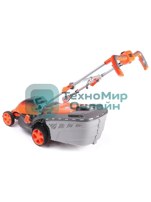 Газонокосилка аккумуляторная PATRIOT CM4010XL, 40B платформа LCT, 37см, бесщеточный дв.,травосб. 40л, одна АКБ(4,0А*ч) и ЗУ